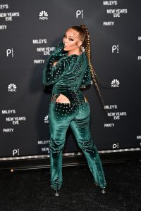 MILEY’S NEW YEAR’S EVE PARTY -- Pictured: Latto -- (Photo by: Dan Boczarski/NBC)